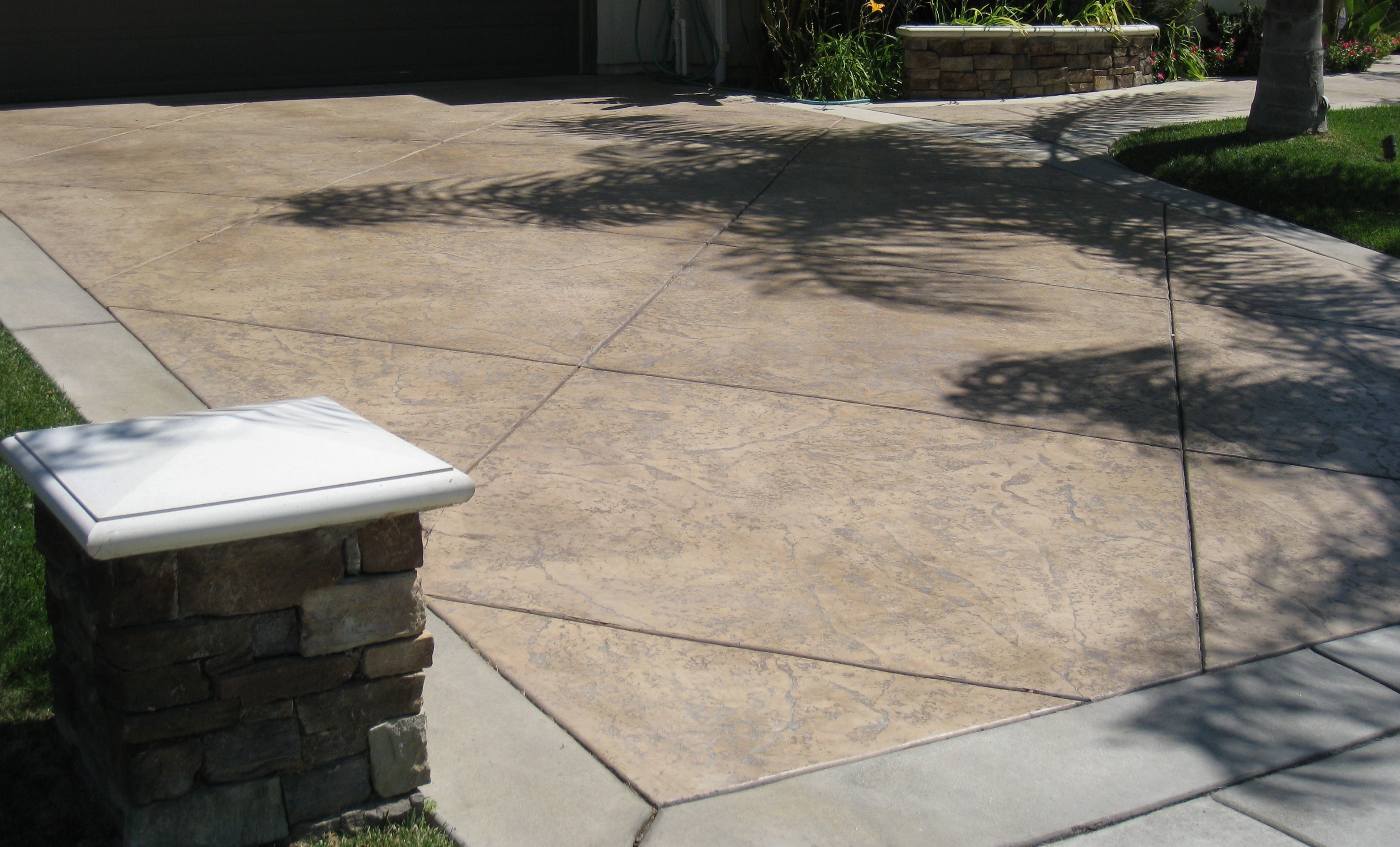 Stamped Concrete Driveway