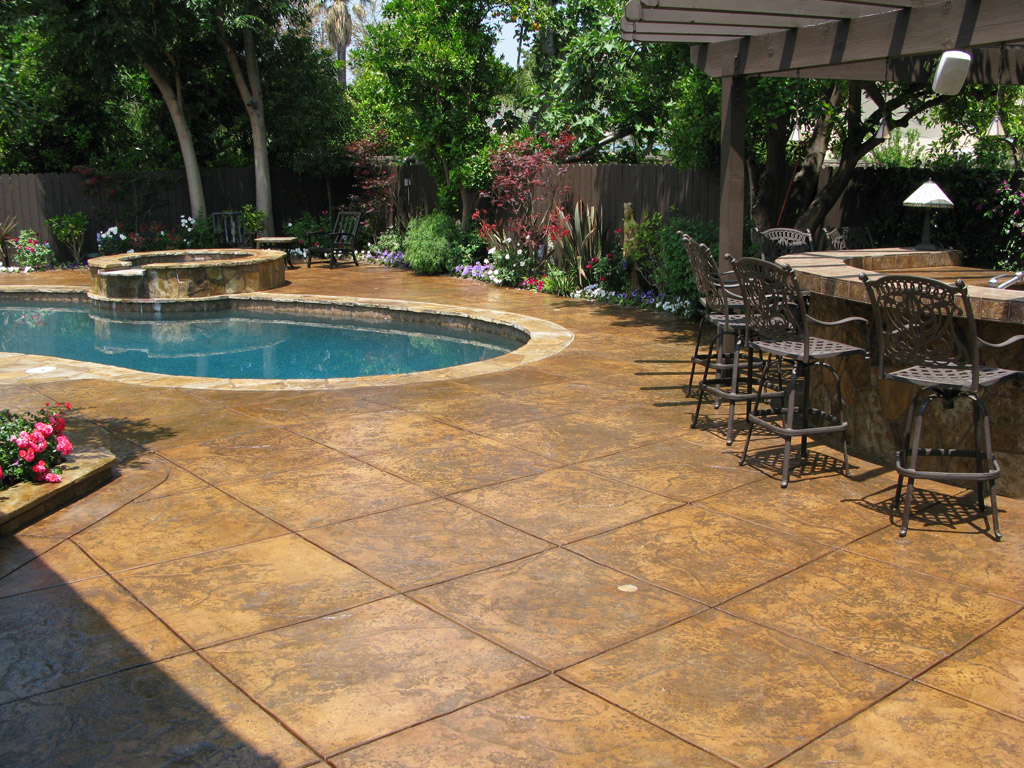 Stamped Concrete Nh Ma Me Decorative Patio Pool Deck Walkwaynh